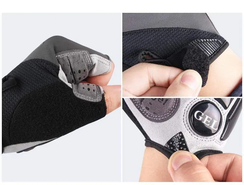 Fahrradhandschuhe Halbfinger Outdoor Sporthandschuhe Für Männer Frauen Gel Pad Atmungsaktiv MTB Rennrad Reiten Fahrradhandschuhe DH