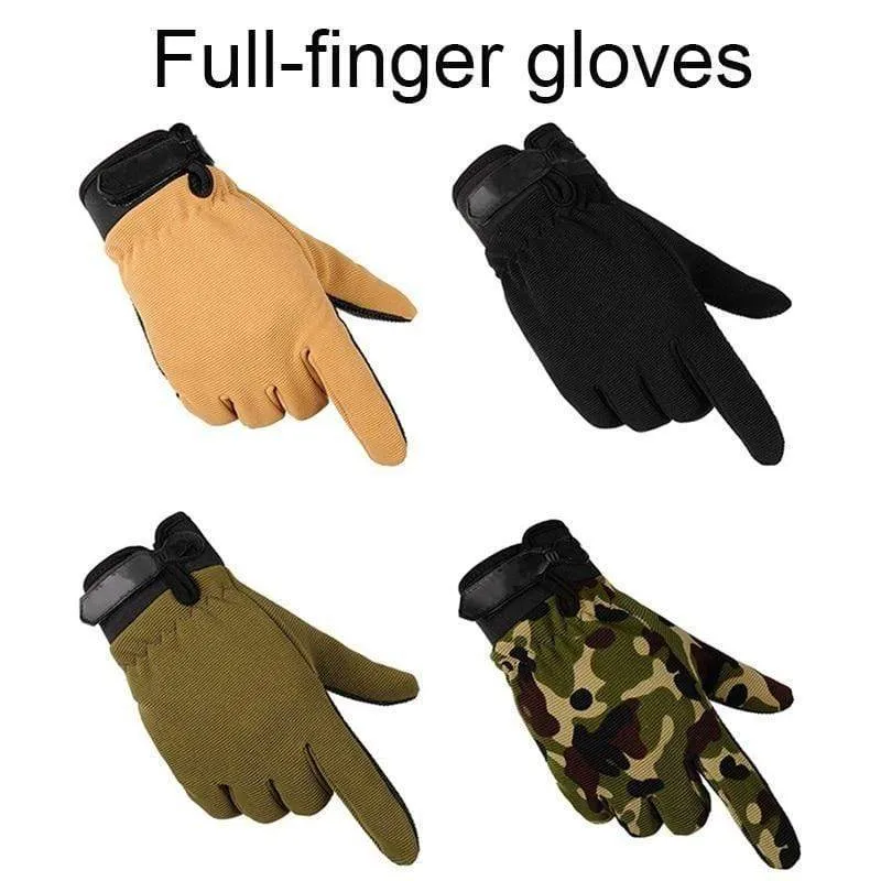 Leichte atmungsaktive taktische Herrenhandschuhe Reiten rutschfeste tragbare Vollfinger- und Halbfinger-Militärhandschuhe Dropshipping