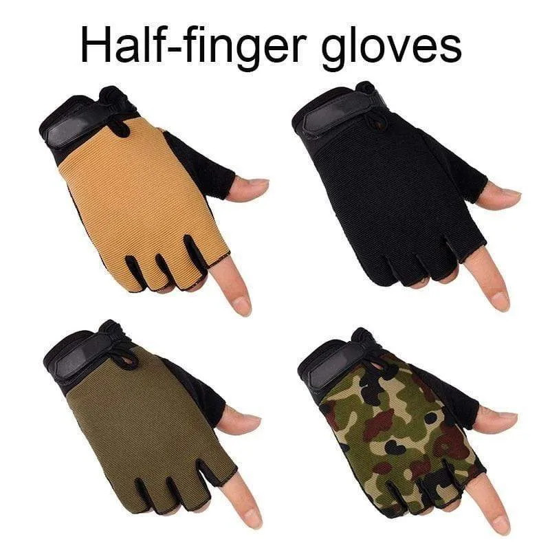 Leichte atmungsaktive taktische Herrenhandschuhe Reiten rutschfeste tragbare Vollfinger- und Halbfinger-Militärhandschuhe Dropshipping
