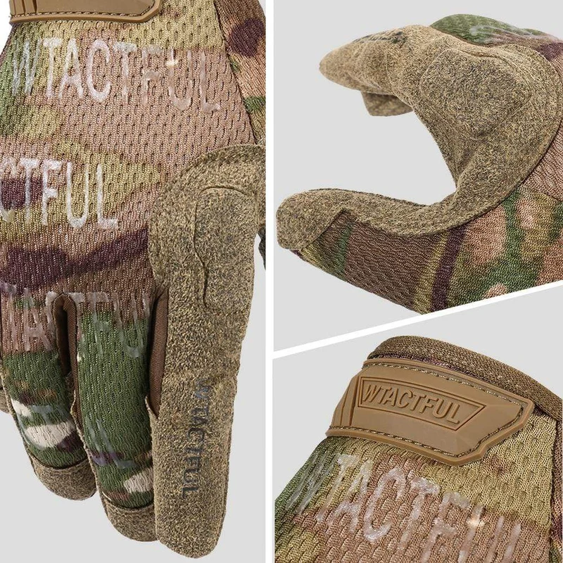 Taktische Armee Lange Handschuhe Atmungsaktiv Militär Paintball Airsoft Schießen Kampf Vollfinger Handschuh Männer Frauen Leicht Schwarz