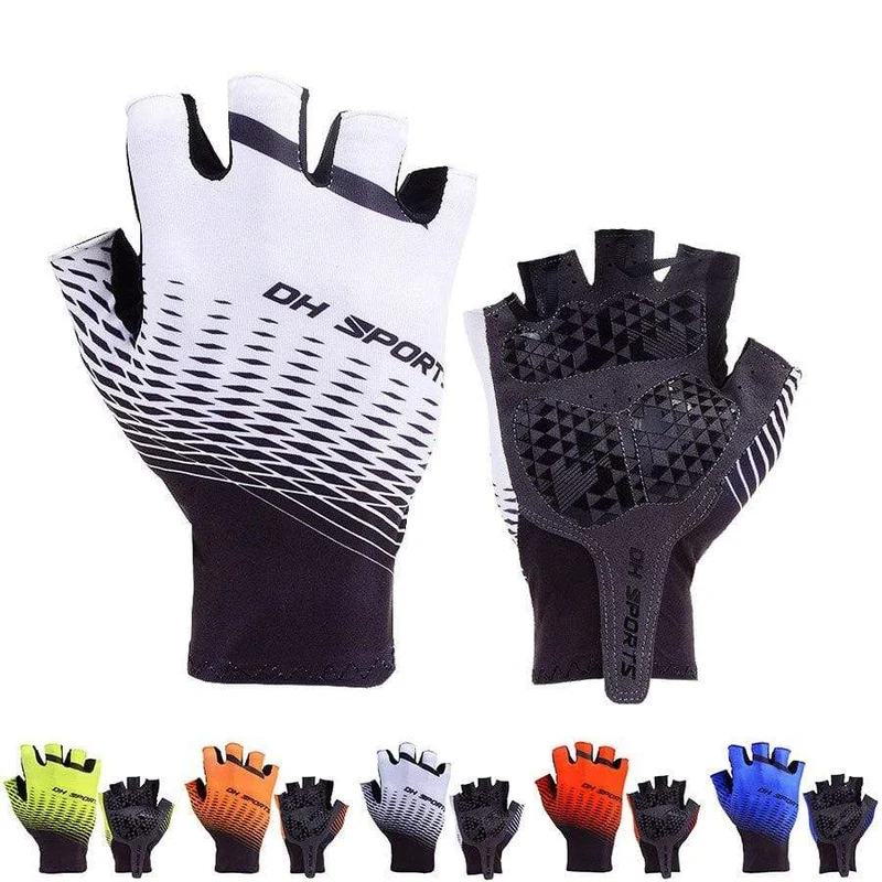 Radfahren Handschuhe Half Finger Gel Sport Racing Fahrrad Fäustlinge Frauen Männer Sommer Rennrad Anti-slip Outdoor Handschuhe
