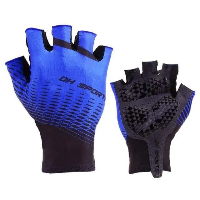 Radfahren Handschuhe Half Finger Gel Sport Racing Fahrrad Fäustlinge Frauen Männer Sommer Rennrad Anti-slip Outdoor Handschuhe