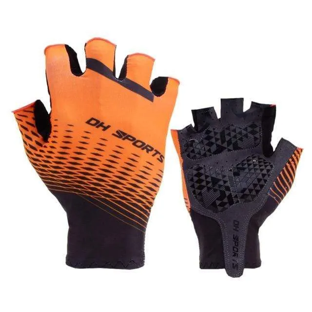 Radfahren Handschuhe Half Finger Gel Sport Racing Fahrrad Fäustlinge Frauen Männer Sommer Rennrad Anti-slip Outdoor Handschuhe