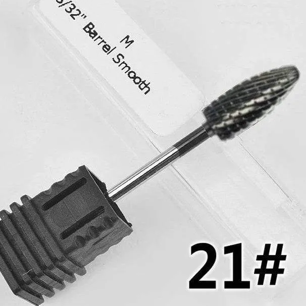 Fräser für Maniküre, Hartmetall-Nagelbohrer, Zubehör für Maniküremaschinen, rotierende elektrische Nagelfeilen, Nagelkunstwerkzeuge
