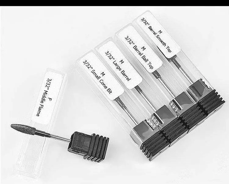 Fräser für Maniküre, Hartmetall-Nagelbohrer, Zubehör für Maniküremaschinen, rotierende elektrische Nagelfeilen, Nagelkunstwerkzeuge