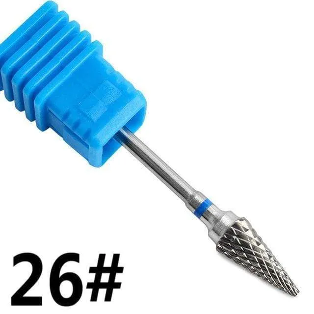 Fräser für Maniküre, Hartmetall-Nagelbohrer, Zubehör für Maniküremaschinen, rotierende elektrische Nagelfeilen, Nagelkunstwerkzeuge