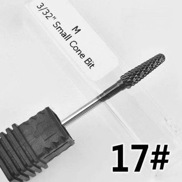 Fräser für Maniküre, Hartmetall-Nagelbohrer, Zubehör für Maniküremaschinen, rotierende elektrische Nagelfeilen, Nagelkunstwerkzeuge
