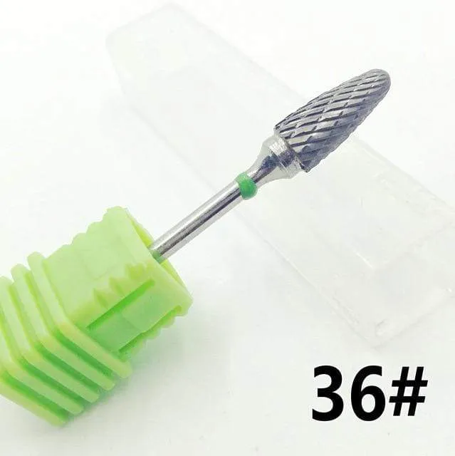 Fräser für Maniküre, Hartmetall-Nagelbohrer, Zubehör für Maniküremaschinen, rotierende elektrische Nagelfeilen, Nagelkunstwerkzeuge