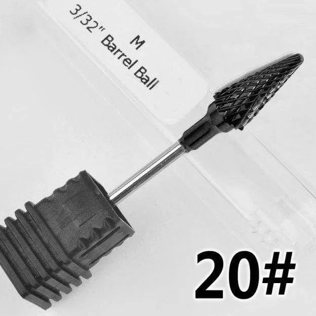 Fräser für Maniküre, Hartmetall-Nagelbohrer, Zubehör für Maniküremaschinen, rotierende elektrische Nagelfeilen, Nagelkunstwerkzeuge