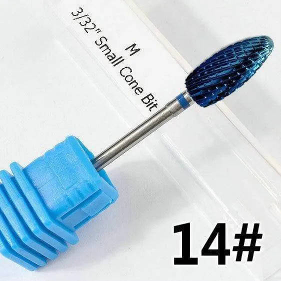 Fräser für Maniküre, Hartmetall-Nagelbohrer, Zubehör für Maniküremaschinen, rotierende elektrische Nagelfeilen, Nagelkunstwerkzeuge