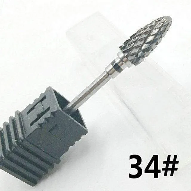 Fräser für Maniküre, Hartmetall-Nagelbohrer, Zubehör für Maniküremaschinen, rotierende elektrische Nagelfeilen, Nagelkunstwerkzeuge