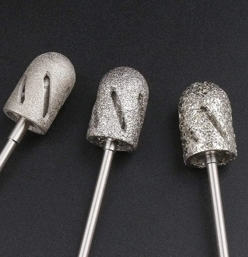 3 Größe Nagelzubehör und Werkzeuge Maniküre und Pediküre Bohrer Drehbank Nagelbohrer Bits für Fußpflege Werkzeug Hornhaut Saubere Nagelhaut