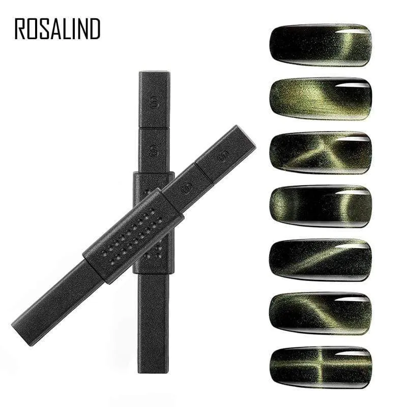 Magnetstift für Nagelkunst, Katzenaugen-Magnet für Nagelgelpolitur, 3D-Linienstreifeneffekt, starker magnetischer Stift, Werkzeuge, Gellack