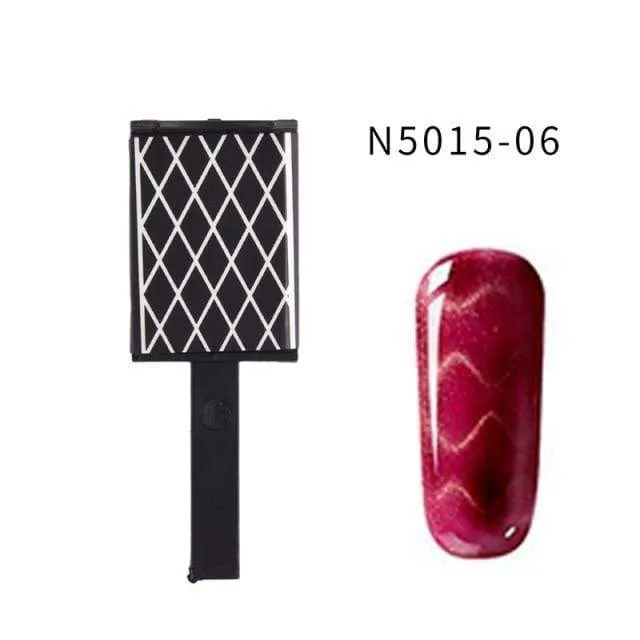 Magnetstift für Nagelkunst, Katzenaugen-Magnet für Nagelgelpolitur, 3D-Linienstreifeneffekt, starker magnetischer Stift, Werkzeuge, Gellack