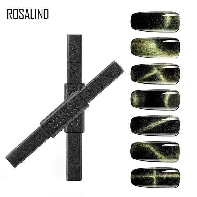Magnetstift für Nagelkunst, Katzenaugen-Magnet für Nagelgelpolitur, 3D-Linienstreifeneffekt, starker magnetischer Stift, Werkzeuge, Gellack