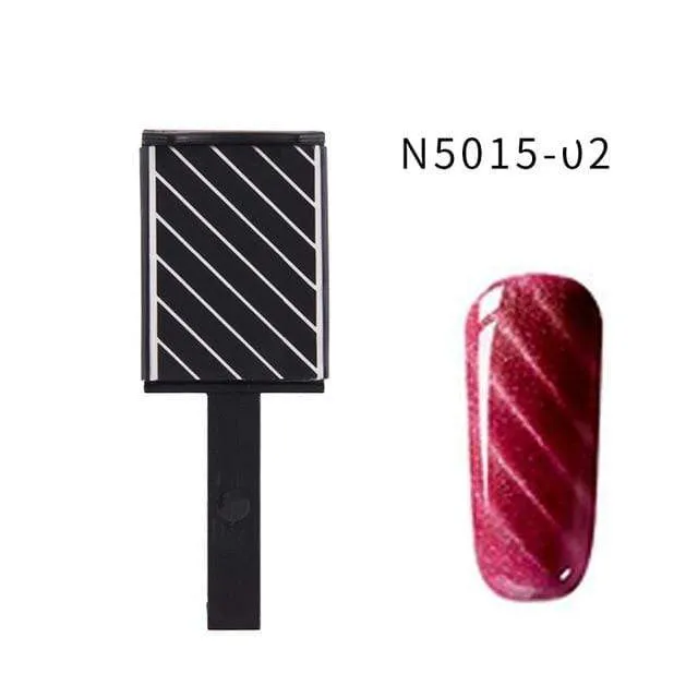 Magnetstift für Nagelkunst, Katzenaugen-Magnet für Nagelgelpolitur, 3D-Linienstreifeneffekt, starker magnetischer Stift, Werkzeuge, Gellack