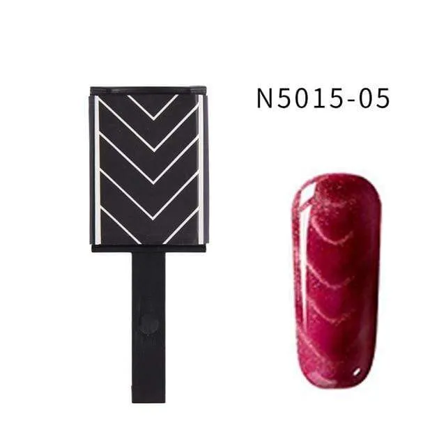 Magnetstift für Nagelkunst, Katzenaugen-Magnet für Nagelgelpolitur, 3D-Linienstreifeneffekt, starker magnetischer Stift, Werkzeuge, Gellack