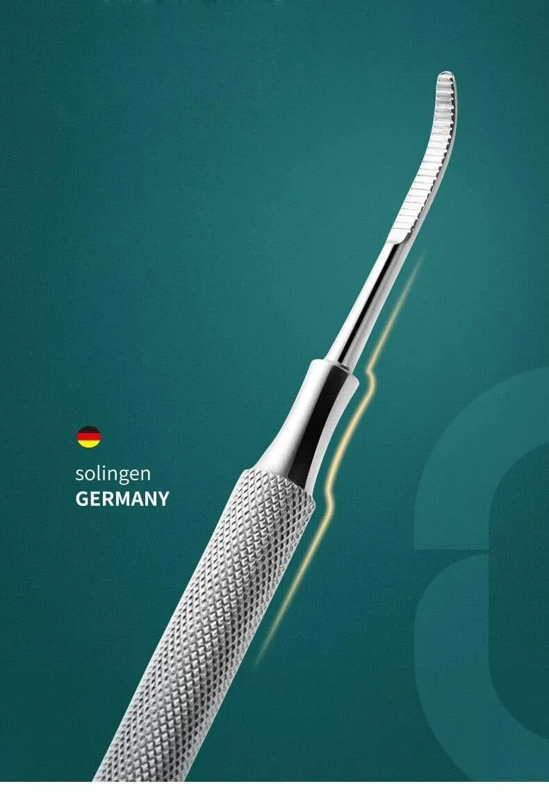Nagelwerkzeuge Fleckstahl Werkzeug für eingewachsene Nägel Abgestorbene Haut schieben