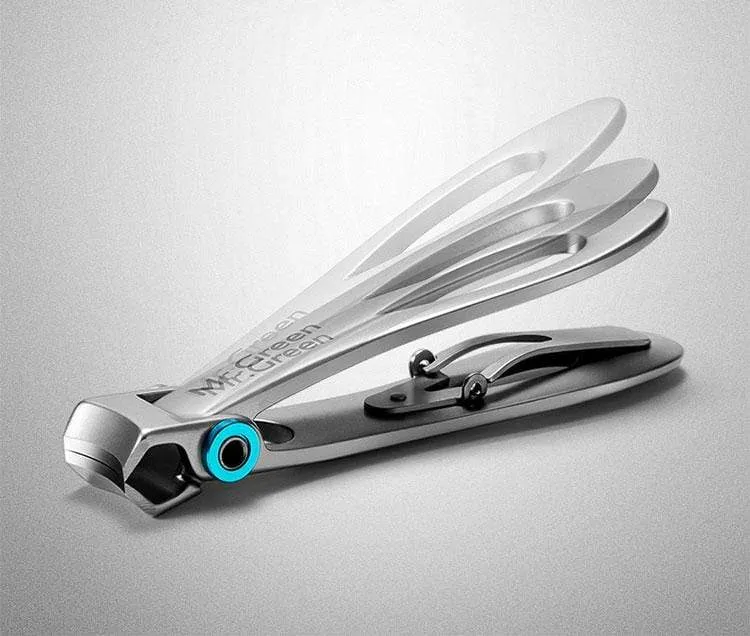 Nagelknipser Trimmer Edelstahl Nagelwerkzeuge Maniküre Dicke Nägel Cutter Schere mit Glasnagelfeile
