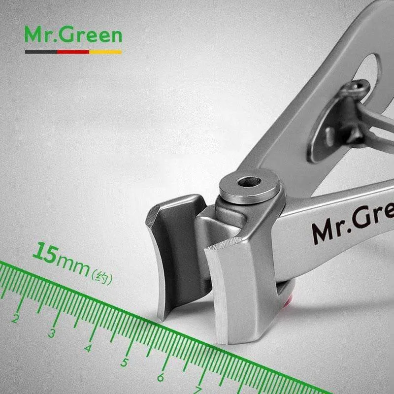 Nagelknipser Trimmer Edelstahl Nagelwerkzeuge Maniküre Dicke Nägel Cutter Schere mit Glasnagelfeile