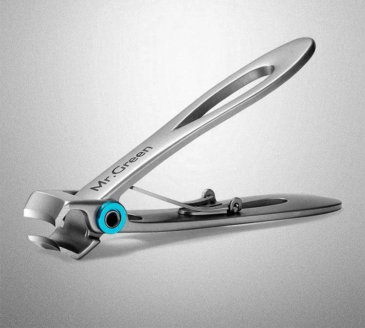 Nagelknipser Trimmer Edelstahl Nagelwerkzeuge Maniküre Dicke Nägel Cutter Schere mit Glasnagelfeile
