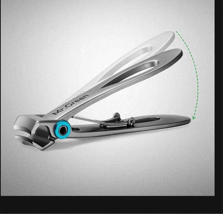Nagelknipser Trimmer Edelstahl Nagelwerkzeuge Maniküre Dicke Nägel Cutter Schere mit Glasnagelfeile