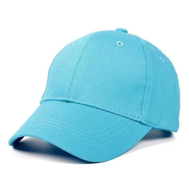 Junge Baby Baumwolle Sommer Snapback Kinder Baseball Cap Männer Frauen Solid Black Hüte für Mädchen Kinder