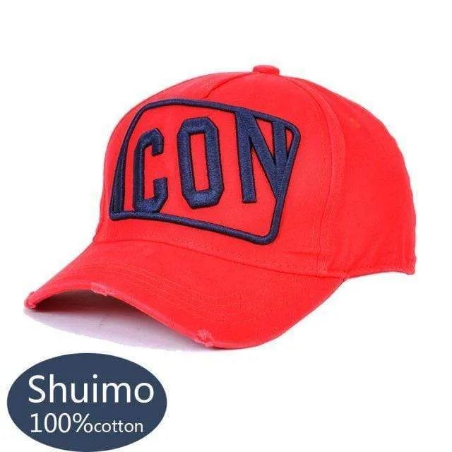 Fashion ICON Letter Cotton Herren Baseballmütze Damen Snapback Hat Pink Hat Dad Hat Cotton Bone Trucker Cap