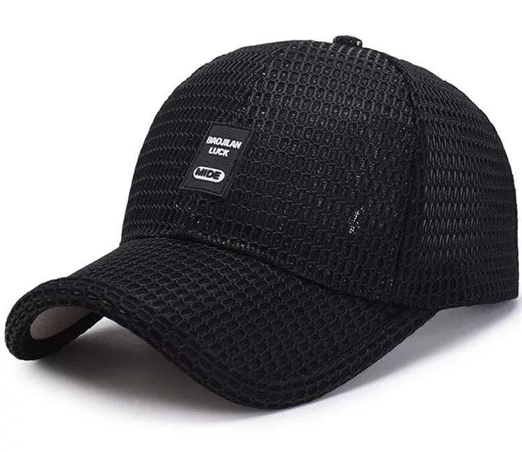 Sommer Baseball Hut Für Männer Atmungsaktive Mesh Trucker Cap Mode Gebogene Visier Casquette Homme Casual Frauen Sun Caps