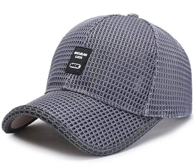 Sommer Baseball Hut Für Männer Atmungsaktive Mesh Trucker Cap Mode Gebogene Visier Casquette Homme Casual Frauen Sun Caps
