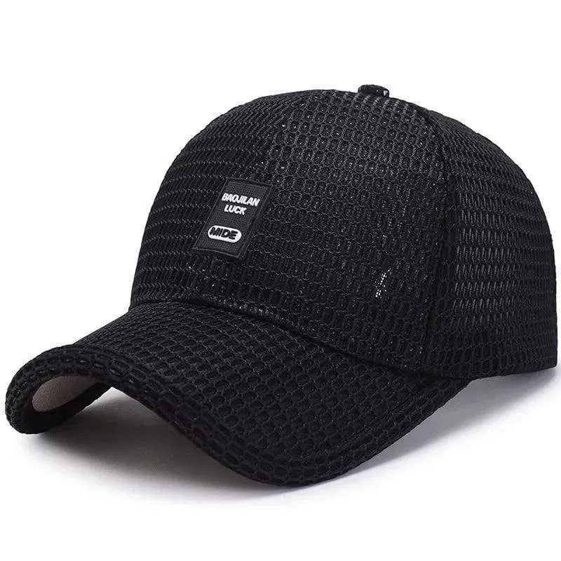 Sommer Baseball Hut Für Männer Atmungsaktive Mesh Trucker Cap Mode Gebogene Visier Casquette Homme Casual Frauen Sun Caps