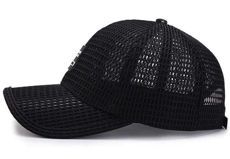 Sommer Baseball Hut Für Männer Atmungsaktive Mesh Trucker Cap Mode Gebogene Visier Casquette Homme Casual Frauen Sun Caps