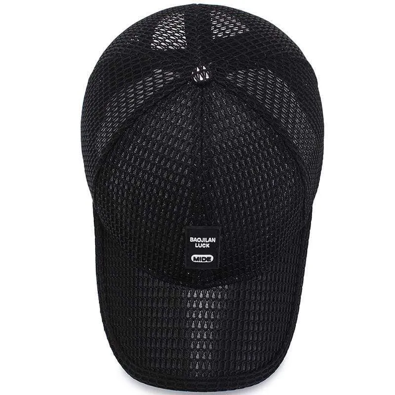 Sommer Baseball Hut Für Männer Atmungsaktive Mesh Trucker Cap Mode Gebogene Visier Casquette Homme Casual Frauen Sun Caps