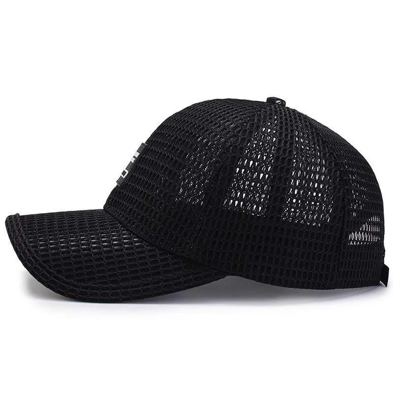 Sommer Baseball Hut Für Männer Atmungsaktive Mesh Trucker Cap Mode Gebogene Visier Casquette Homme Casual Frauen Sun Caps