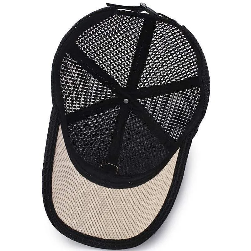 Sommer Baseball Hut Für Männer Atmungsaktive Mesh Trucker Cap Mode Gebogene Visier Casquette Homme Casual Frauen Sun Caps