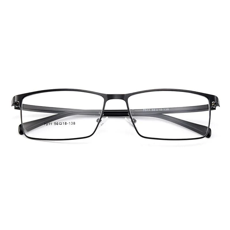Optische Herren Brillengestelle aus Titanlegierung für Herren Brillen Flexible Bügel Beine IP-Brille aus galvanischer Legierung Y7011