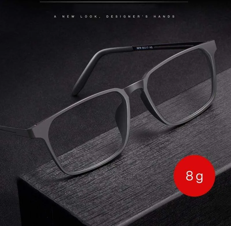 Optischer Brillenrahmen für Männer und Frauen 8878 Flexible Beine aus Titan mit TR90-Kunststoff-Vorderrand Brillenrahmen