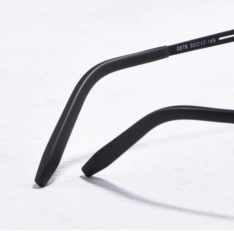 Optischer Brillenrahmen für Männer und Frauen 8878 Flexible Beine aus Titan mit TR90-Kunststoff-Vorderrand Brillenrahmen