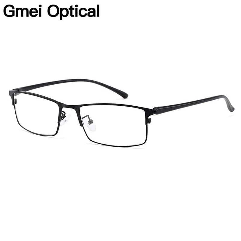 Optische Herren Brillengestell aus Titanlegierung für Herren Brillen Flexible Bügelbeine IP-Galvaniklegierungsmaterial Y2529