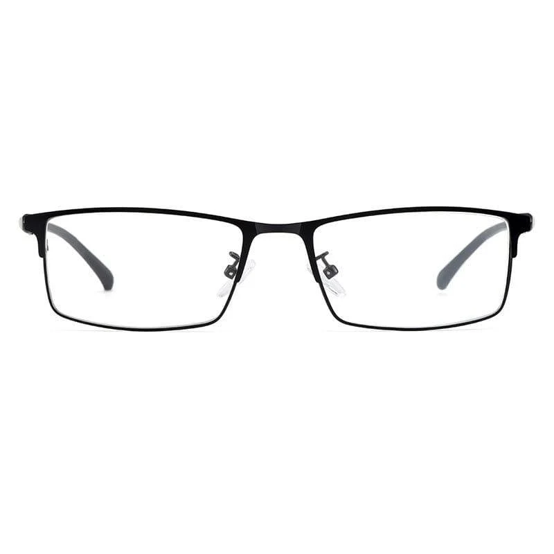 Optische Herren Brillengestell aus Titanlegierung für Herren Brillen Flexible Bügelbeine IP-Galvaniklegierungsmaterial Y2529
