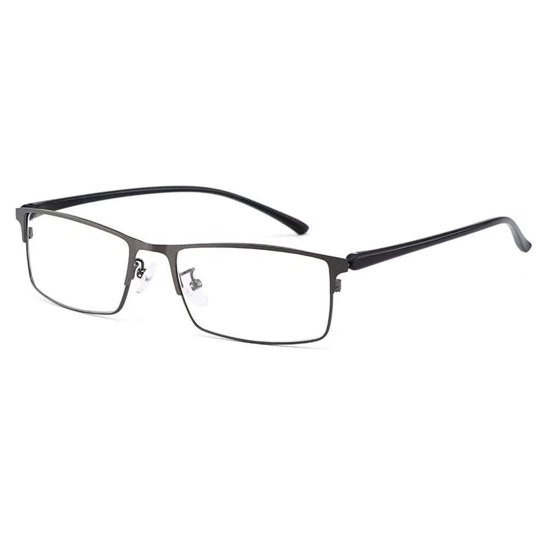 Optische Herren Brillengestell aus Titanlegierung für Herren Brillen Flexible Bügelbeine IP-Galvaniklegierungsmaterial Y2529