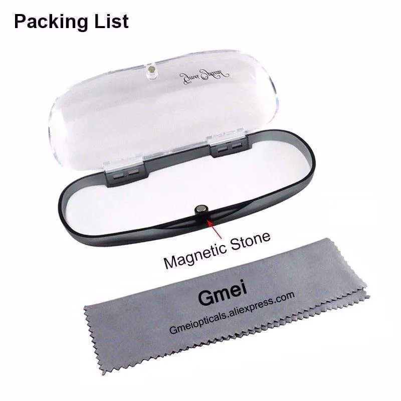Optische Herren Brillengestell aus Titanlegierung für Herren Brillen Flexible Bügelbeine IP-Galvaniklegierungsmaterial Y2529