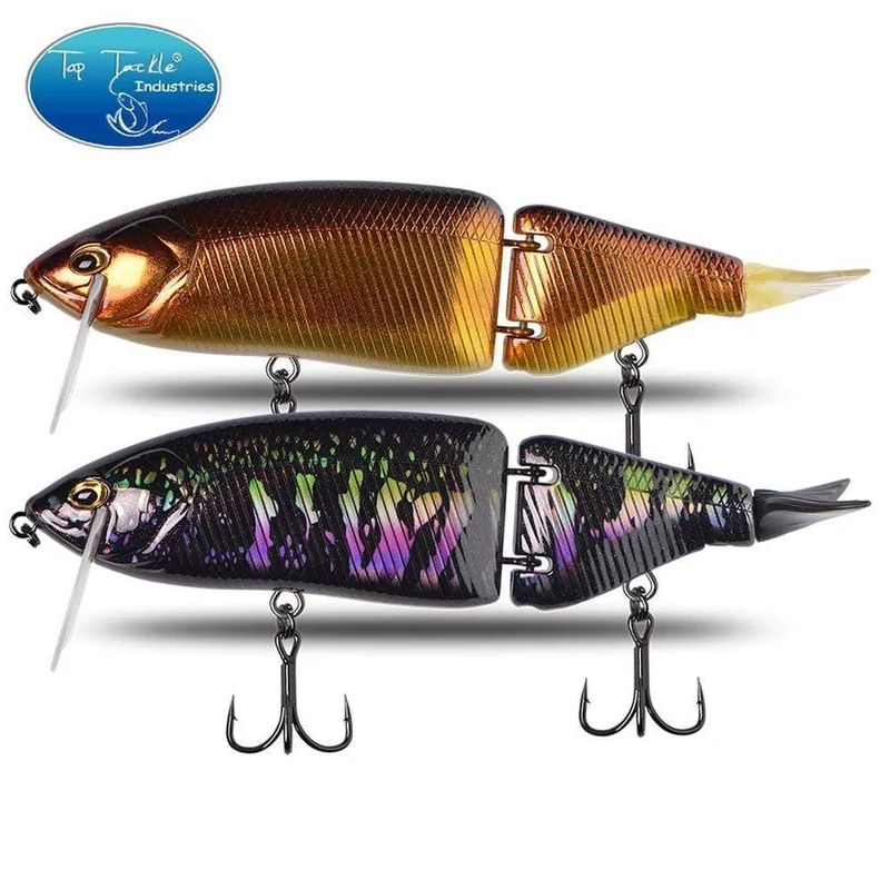 Angelköder, 1 Stück, 165 mm, 60 g, 17 Farben, mit Gelenk, Bass, Schwimmen, harter Köder, Hecht, leuchtend