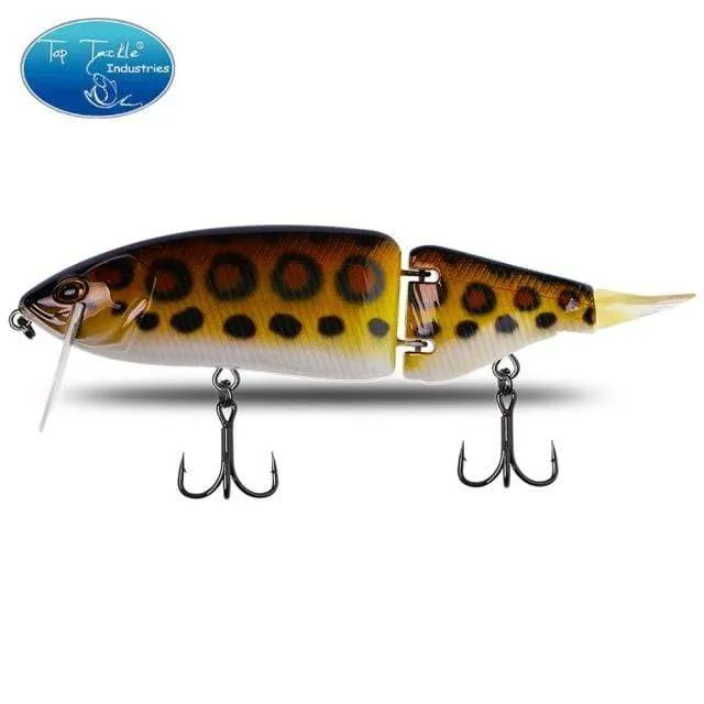 Angelköder, 1 Stück, 165 mm, 60 g, 17 Farben, mit Gelenk, Bass, Schwimmen, harter Köder, Hecht, leuchtend