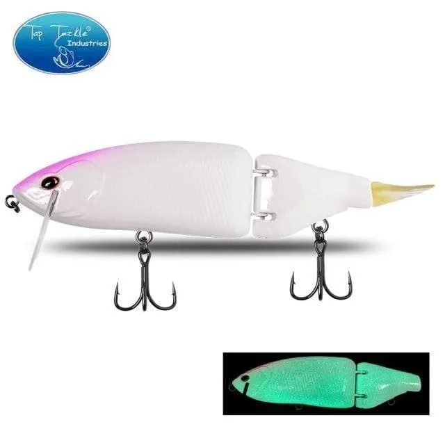 Angelköder, 1 Stück, 165 mm, 60 g, 17 Farben, mit Gelenk, Bass, Schwimmen, harter Köder, Hecht, leuchtend