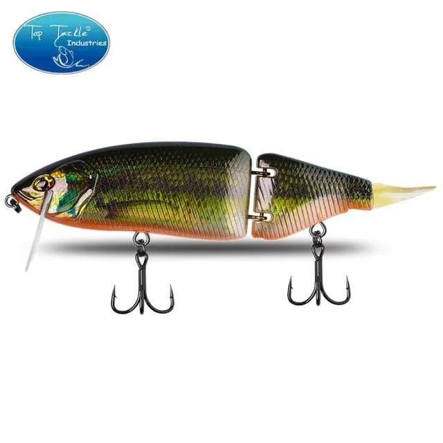 Angelköder, 1 Stück, 165 mm, 60 g, 17 Farben, mit Gelenk, Bass, Schwimmen, harter Köder, Hecht, leuchtend