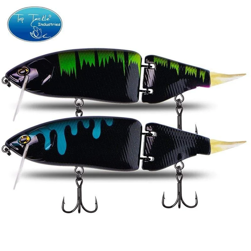 Angelköder, 1 Stück, 165 mm, 60 g, 17 Farben, mit Gelenk, Bass, Schwimmen, harter Köder, Hecht, leuchtend