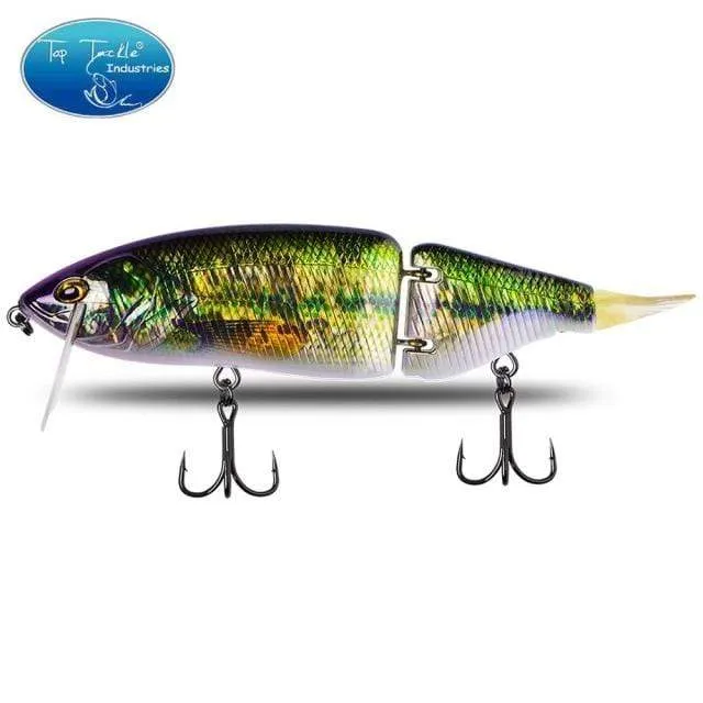 Angelköder, 1 Stück, 165 mm, 60 g, 17 Farben, mit Gelenk, Bass, Schwimmen, harter Köder, Hecht, leuchtend