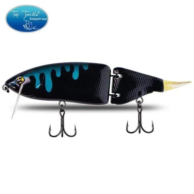 Angelköder, 1 Stück, 165 mm, 60 g, 17 Farben, mit Gelenk, Bass, Schwimmen, harter Köder, Hecht, leuchtend