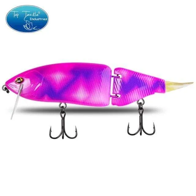 Angelköder, 1 Stück, 165 mm, 60 g, 17 Farben, mit Gelenk, Bass, Schwimmen, harter Köder, Hecht, leuchtend